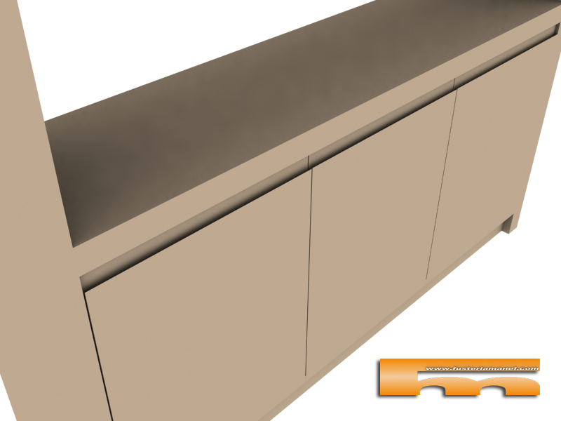 estanteria dm con puertas ineriores sant cugat del valles vicky 3d detalle puerta estanteria dm con puertas ineriores sant cugat del valles vicky 3d detalle puerta